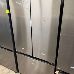 Samsung bespoke stainless steel French door refrigerator new with warranty