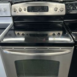 Ge Stainless Steel Electric Smooth Top Stove 