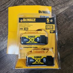 Pack de 2 Battery Dewalt 5AH XR 115