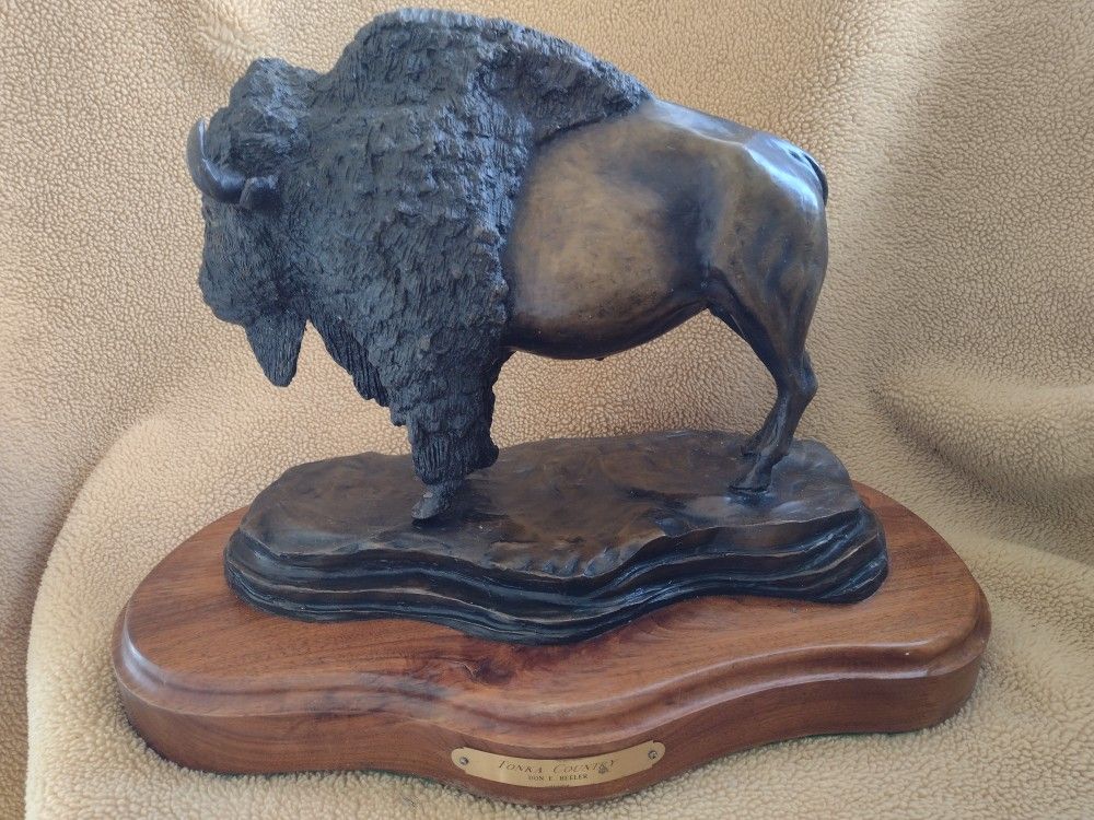 Solid Bronze Buffalo 