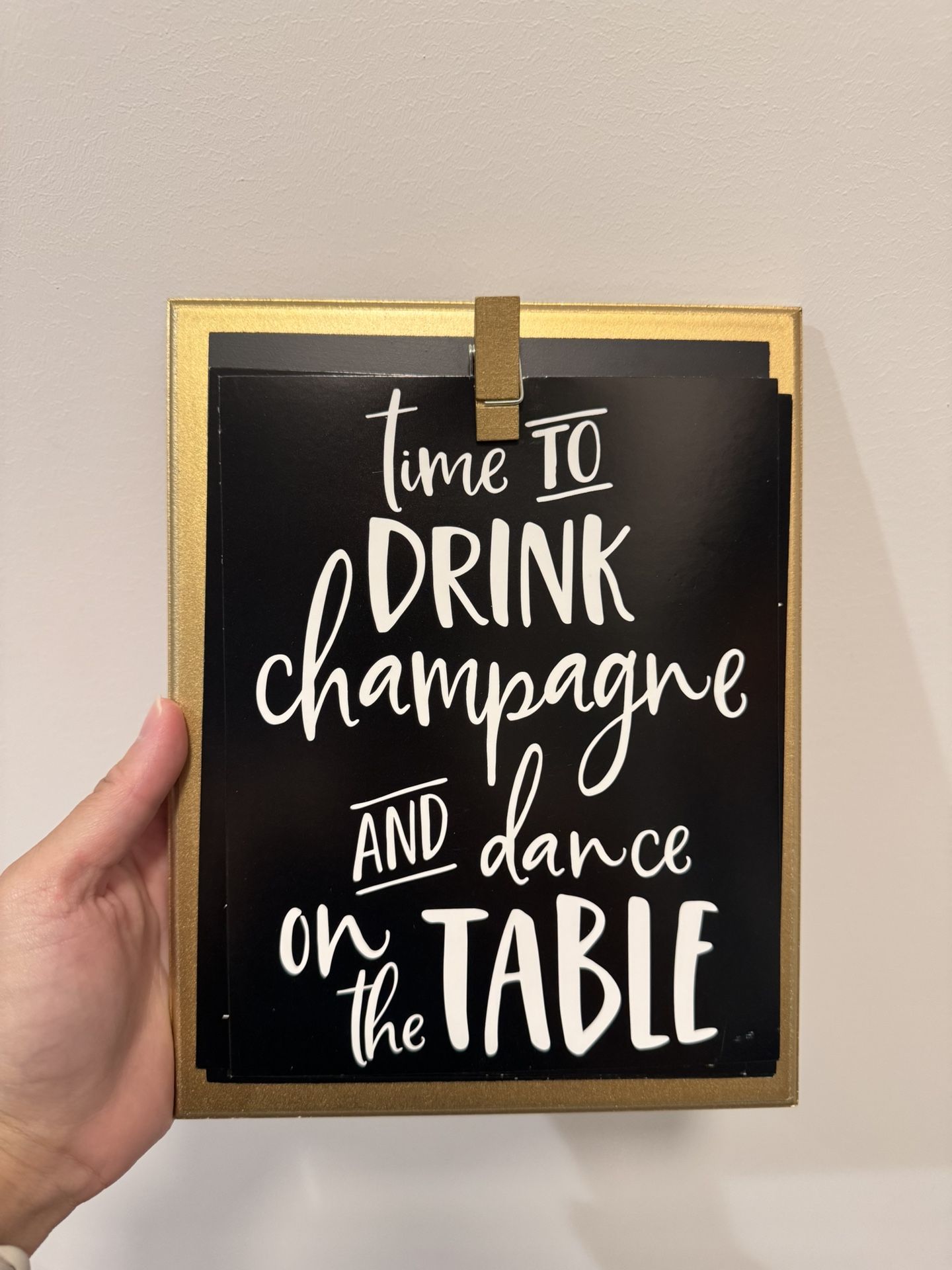 Customizable Small Easel Sign