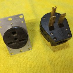 Leviton  30 Amp Plug And Receptacle 