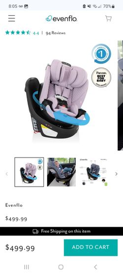 Evenflo Revolve360 Slim 2-in-1 Rotating Car Seat $400