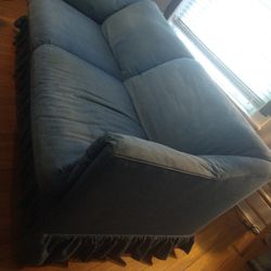 Used Denim Couch