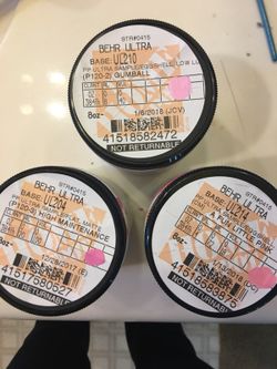 3 different samples of shades of pink