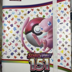 Pokemon TCG Official Scarlet & Violet 151 Binder Collection 360P (BINDER ONLY)