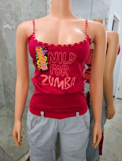 Ladies Zumba Spaghetti Tank top (medium)