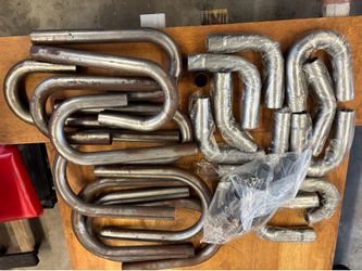 Mandrel bend exhaust 2 1/4", 2", 1 1/2"