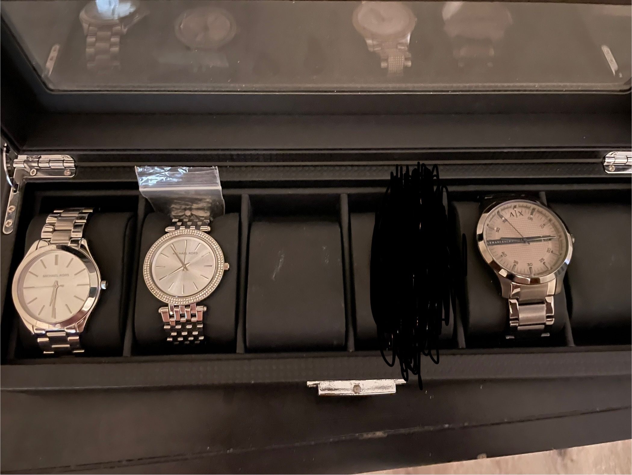 Michael Kors And Armani Exchange Watches
