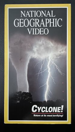 1995 National Geographic -“Cyclone” VHS Tape