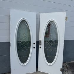 Exterior double door set 64x79.25