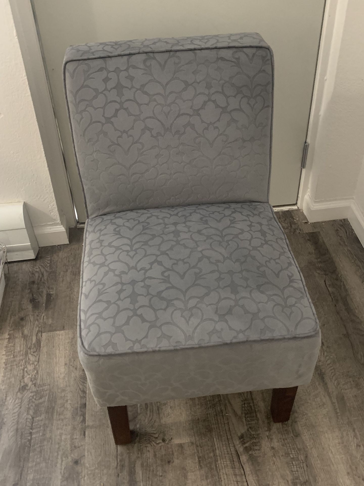 Grey Flower Chair