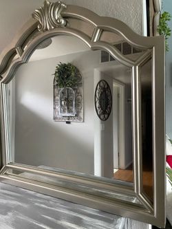 Silver mirror - 45 inches wide /  43 inches high