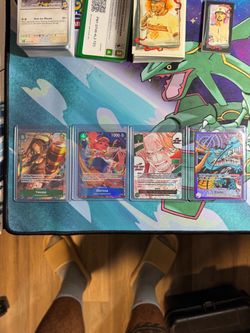 One Piece Singles lot and one PSA slab