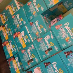 Pampers Boxes Newborn To Size 7