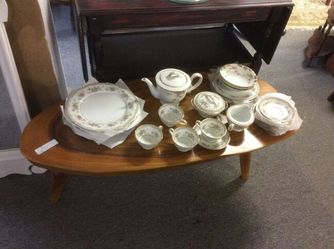 vintage tree trunk coffee table
