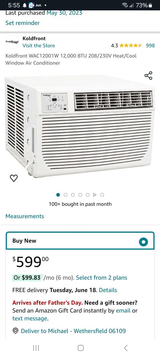 Powerful Window Air Conditioner With A Heater For The Winter