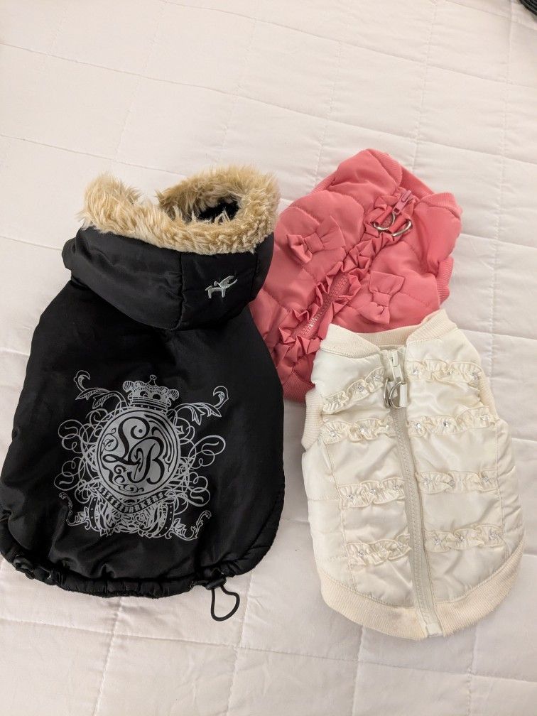 XS Pet Jackets Parkas Dog Jackets 🐶🐕🐩🐾 SO CUTE