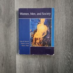 Women, Men, and Society (Paperback)