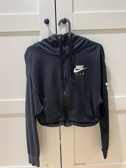 Nike Air Cropped Zip Up Hoodie SMALL