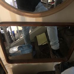 Threshold Unused Wood Framed Mirror