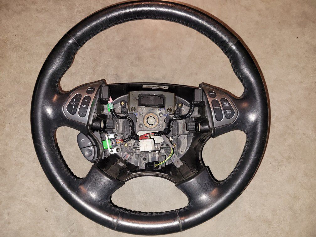 2004 2005 2006 Acura TL Steering Wheel With Radio Controls And Cruise Like New