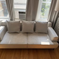 Cream 7ft Couch