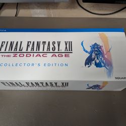 PlayStation 4 PS4 Final Fantasy Xii The Zodiac Sign Collector's Edition 