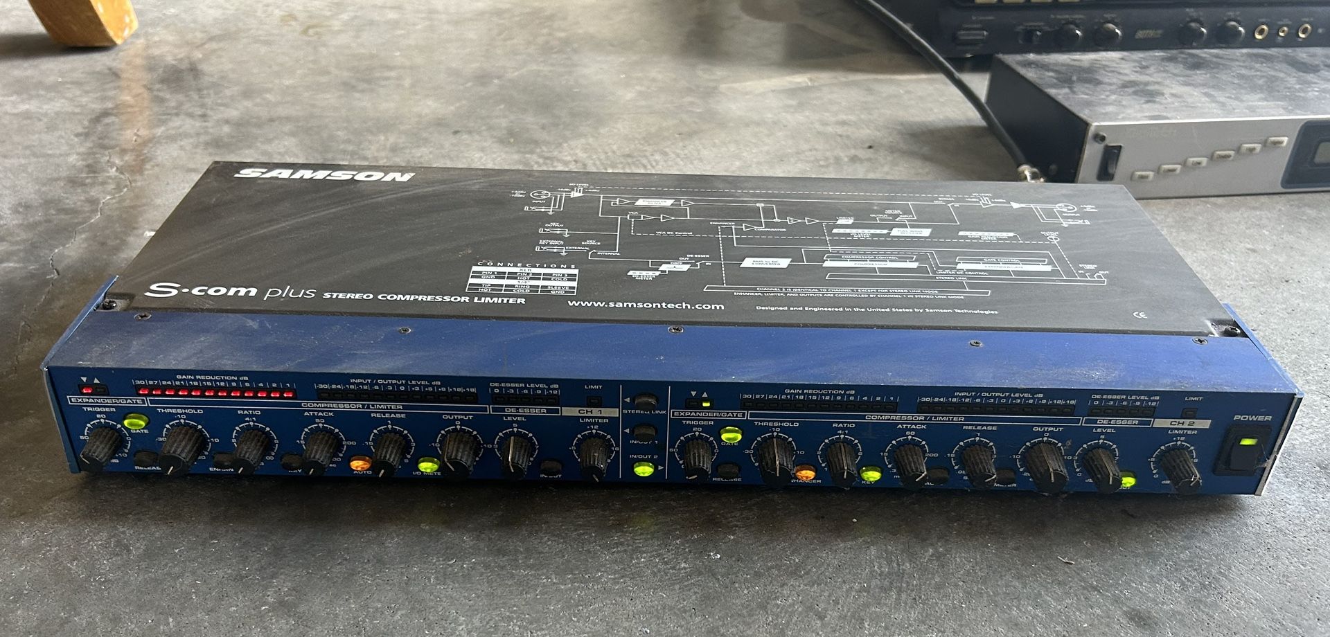 Samson S-Com Plus Stereo Compressor/Limiter