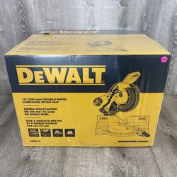 Dewalt Corded 12In. Compound Double Bevel Miter Saw DWS716