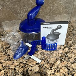 TUPPERWARE BRAND  Quickchef New Condition EBAY PRICE $49 Perfect For Salsas 