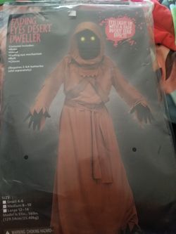 Fading eyes desert dweller costume