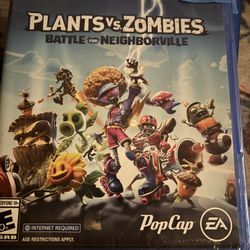 Plants Vs Zombies PS4