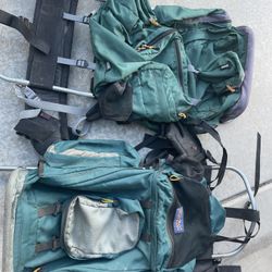 Vintage Jansport Hiking Backpack 