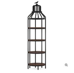 All New Industrial Book Shelf 4 Tiers 