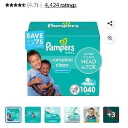 Pampers Complete Clean Wipes