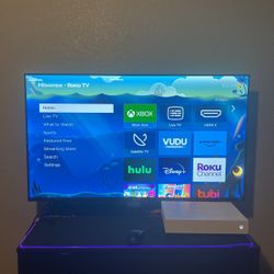 Hisense 43-Inch 1080p LED Roku Smart TV with Google Assistant and Alexa Compatibility 