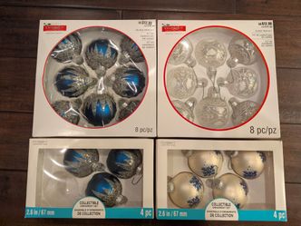 Glass Christmas Ornament Bulbs