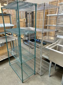 New Industrial grade metal shelving racks NSF