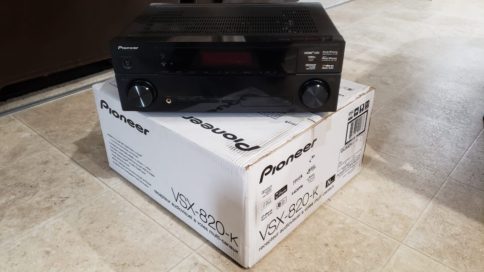 Pioneer VSX-820-K 5.1 Channel AV Receiver