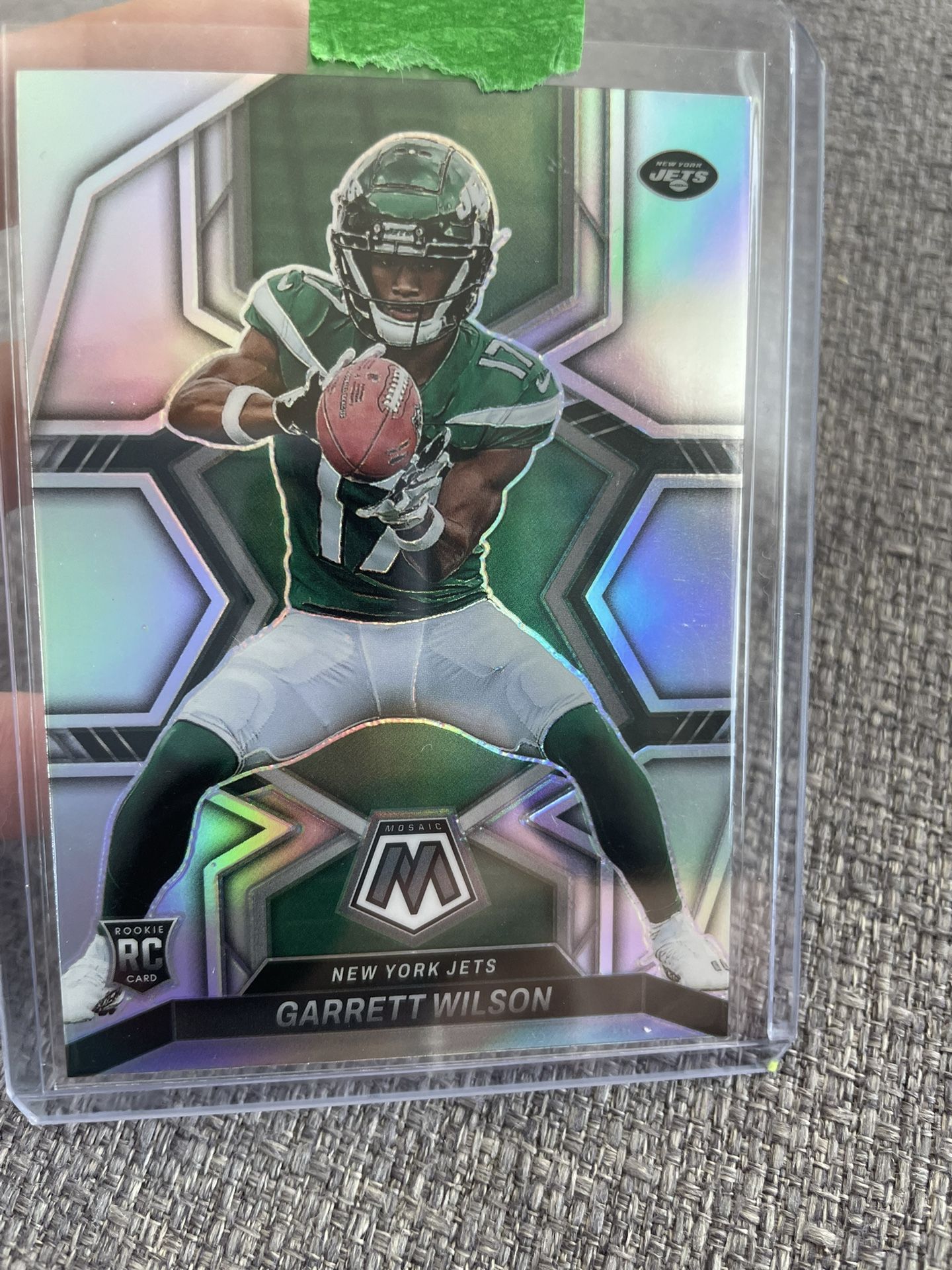 Garrett Wilson Silver Variation Mosaic Rookie