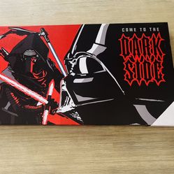 Star Wars Dark Side Villains: Darth Vader, Kylo Ren, Darth Maul, General Grievous Canvas Wall Art