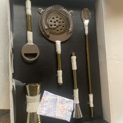 NIB Nordstrom At Home 5 Piece Bar Tool Set