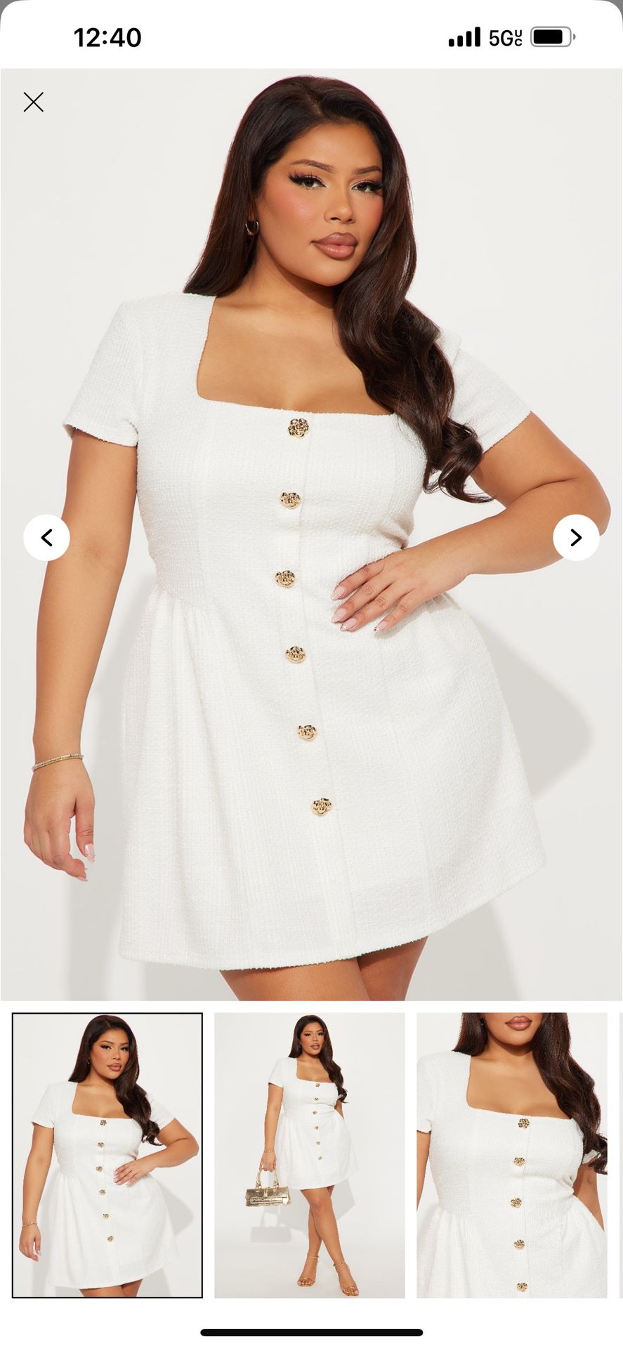 White Mini Dress