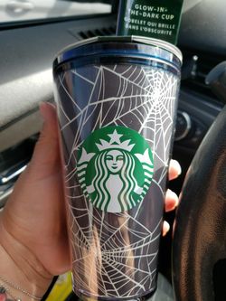 Starbucks Halloween spiderweb tumbler hotsell 16oz