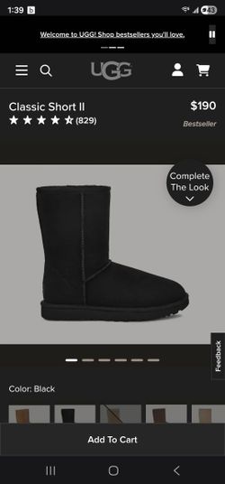 New UGGs -size 9 Black