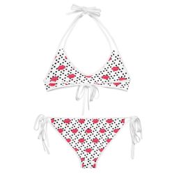 Two piece smooch bathing suit/bikini