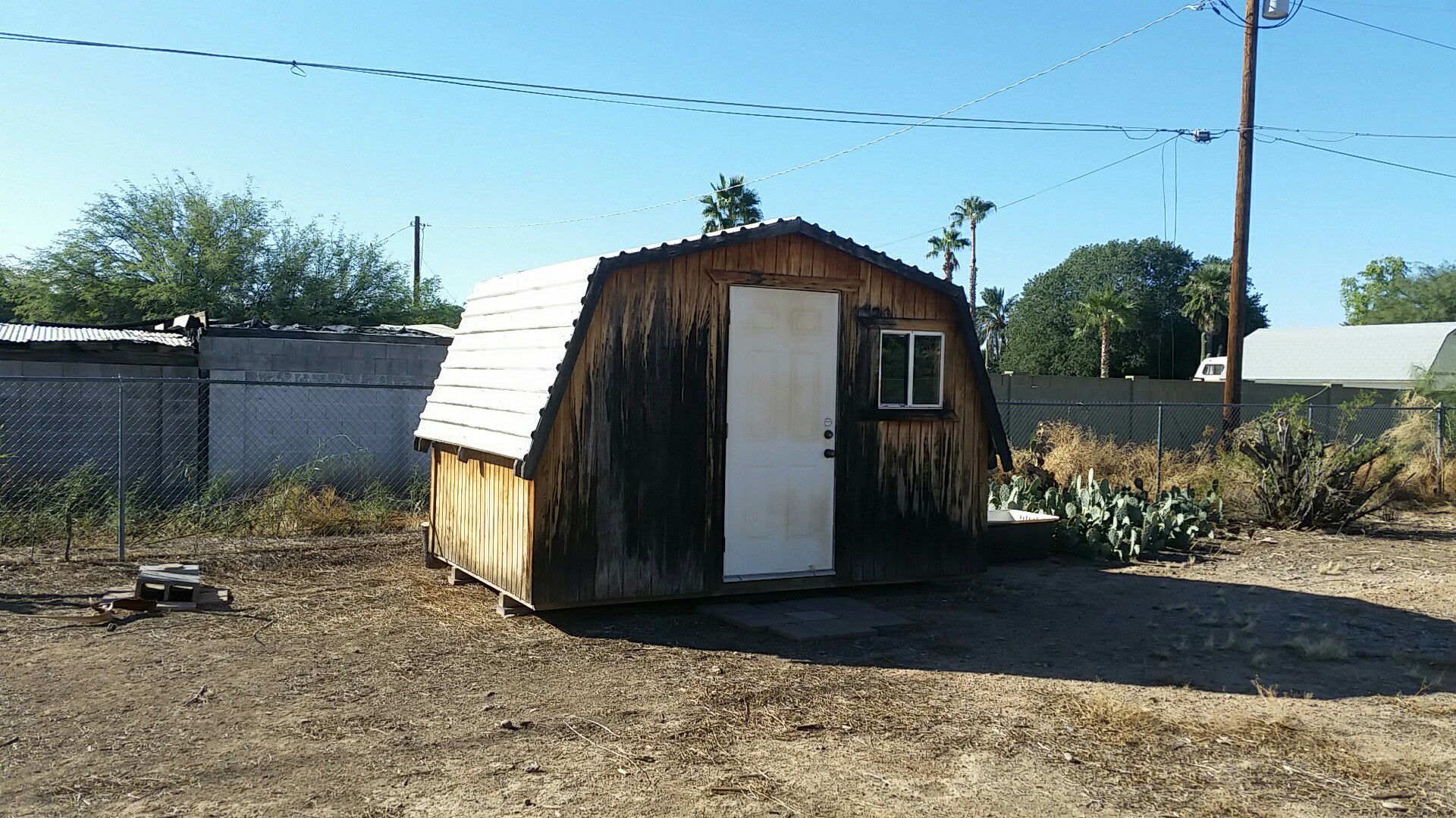 Shed approximately 8 ft x 12 ft