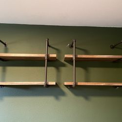 2 Wall Mounted Shelves