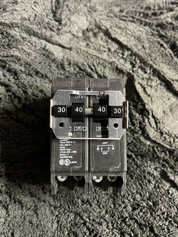 Eaton BQC230240 30A 40A 2 Pole Quad Circuit Breaker